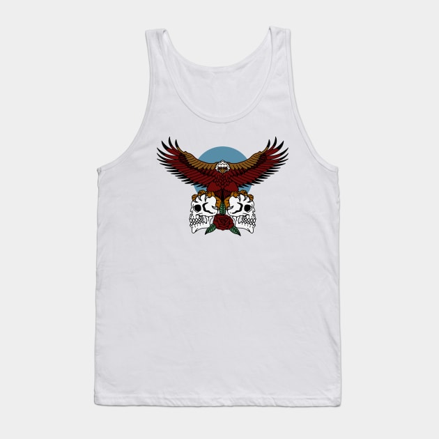 Eagle Tank Top by polkamdesign